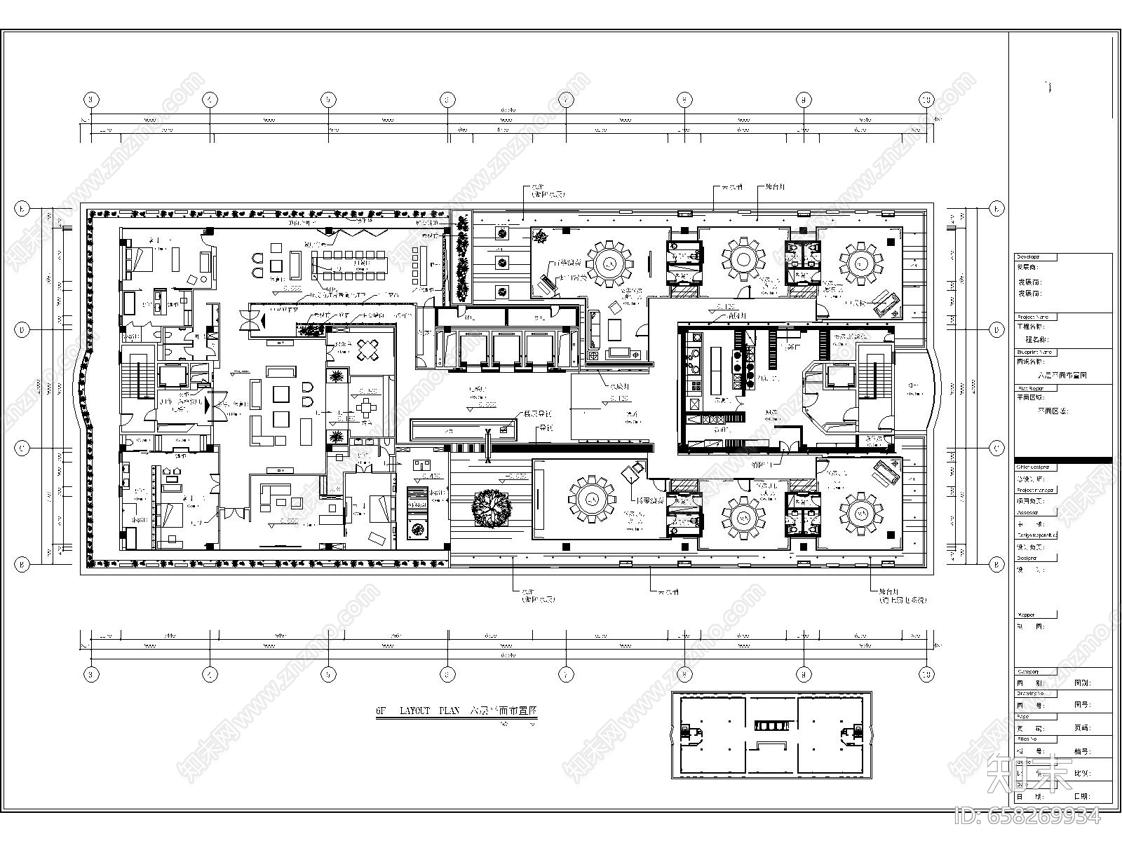金一城市文化创意设计联盟综合楼办公室施工图下载【ID:658269934】