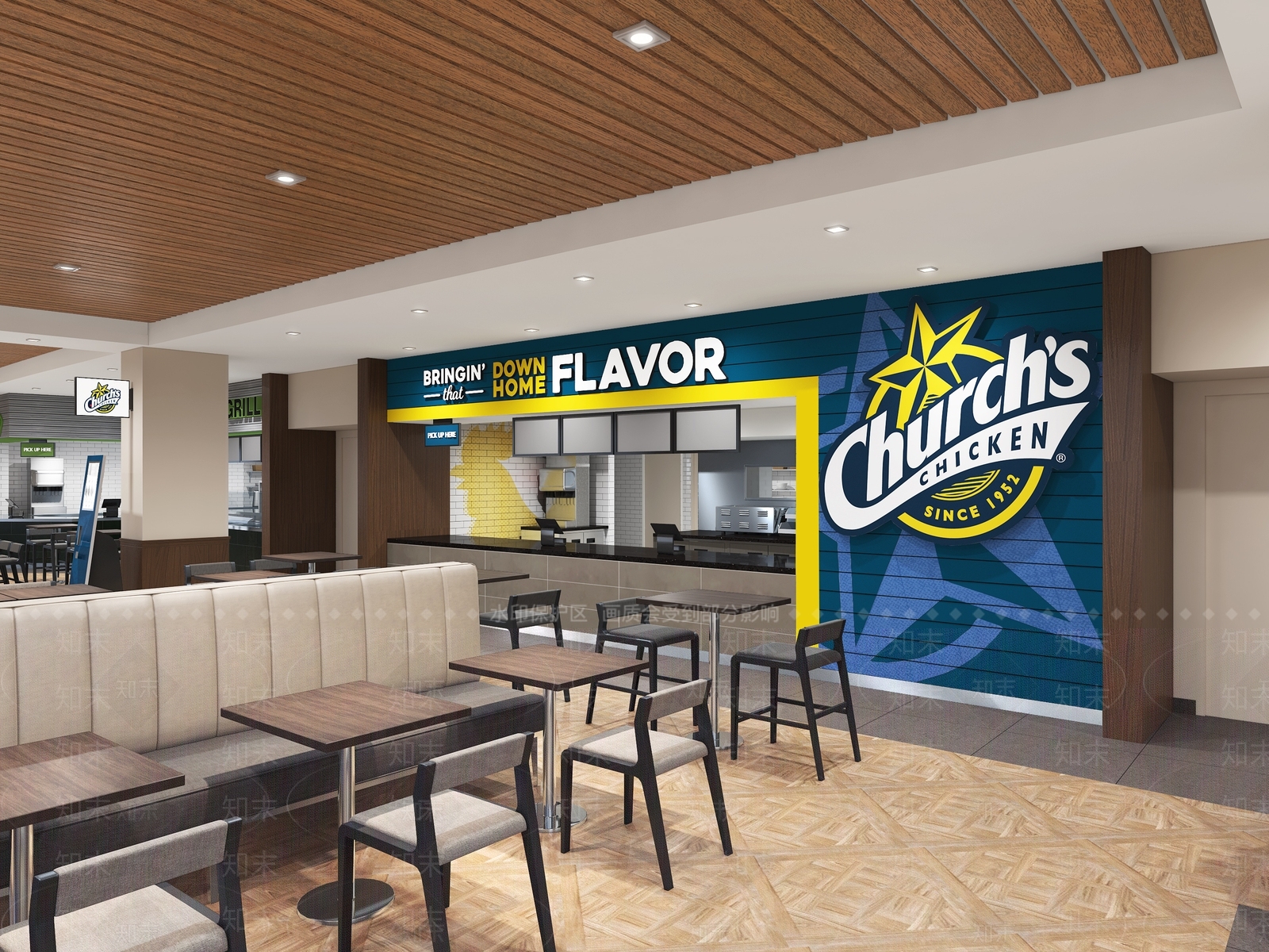 现代机场快餐厅3D模型下载【ID:358269954】