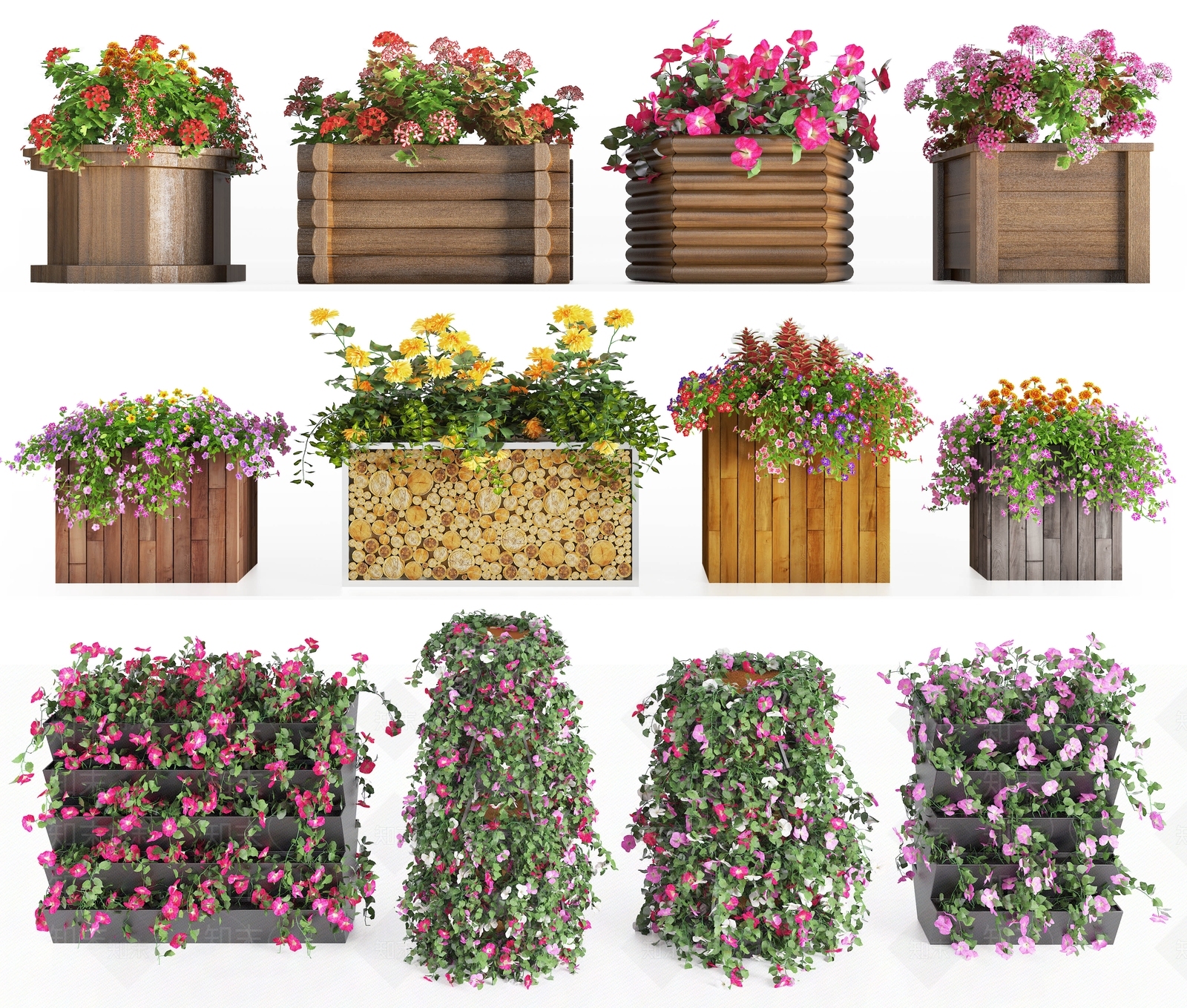 现代花箱3D模型下载【ID:858301609】