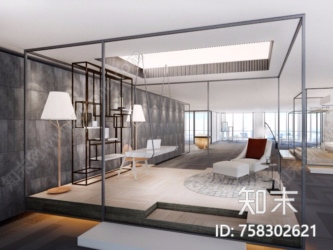 广州某广场家具展厅丨内装施工图下载【ID:758302621】