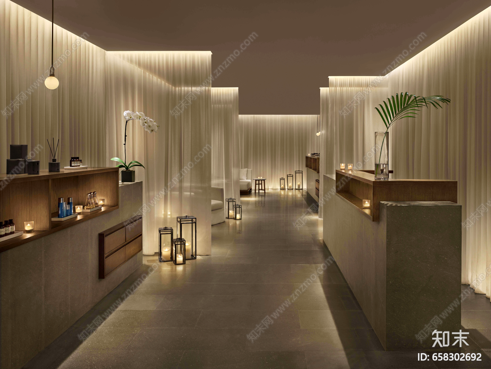 如恩设计上海艾迪逊酒店丨效果图施工图下载【ID:658302692】