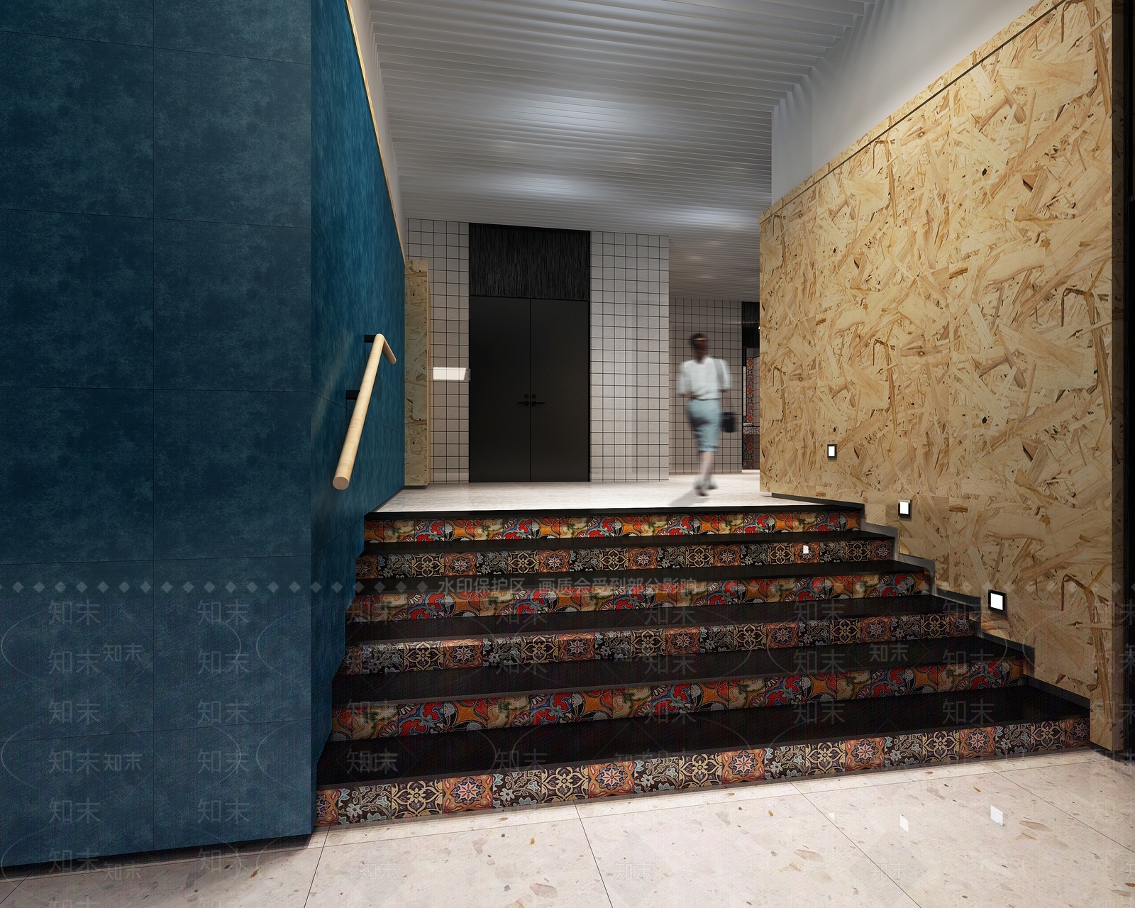 工业风商场公共卫生间3D模型下载【ID:158305749】