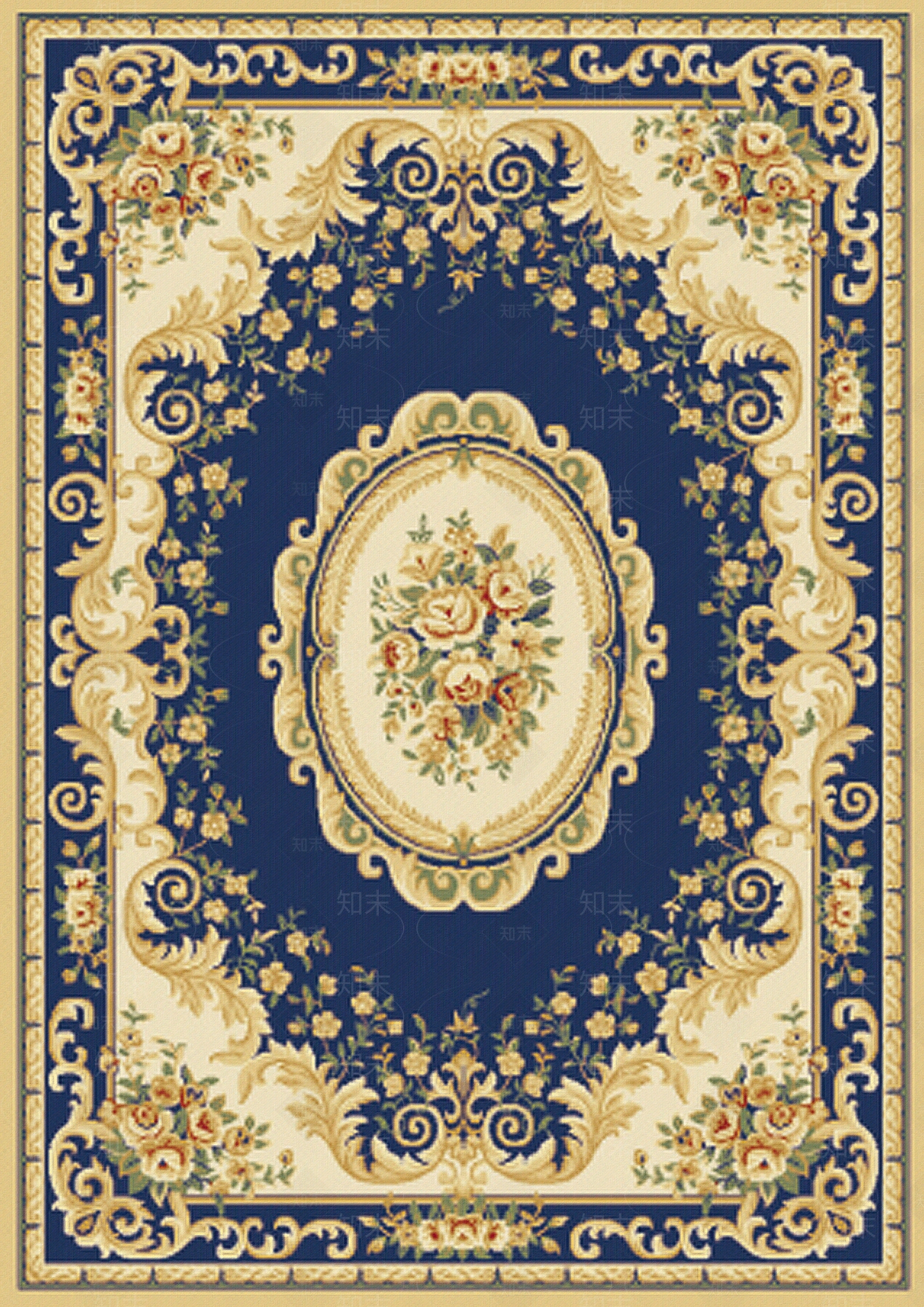 高清欧式地毯贴图下载【ID:858314636】