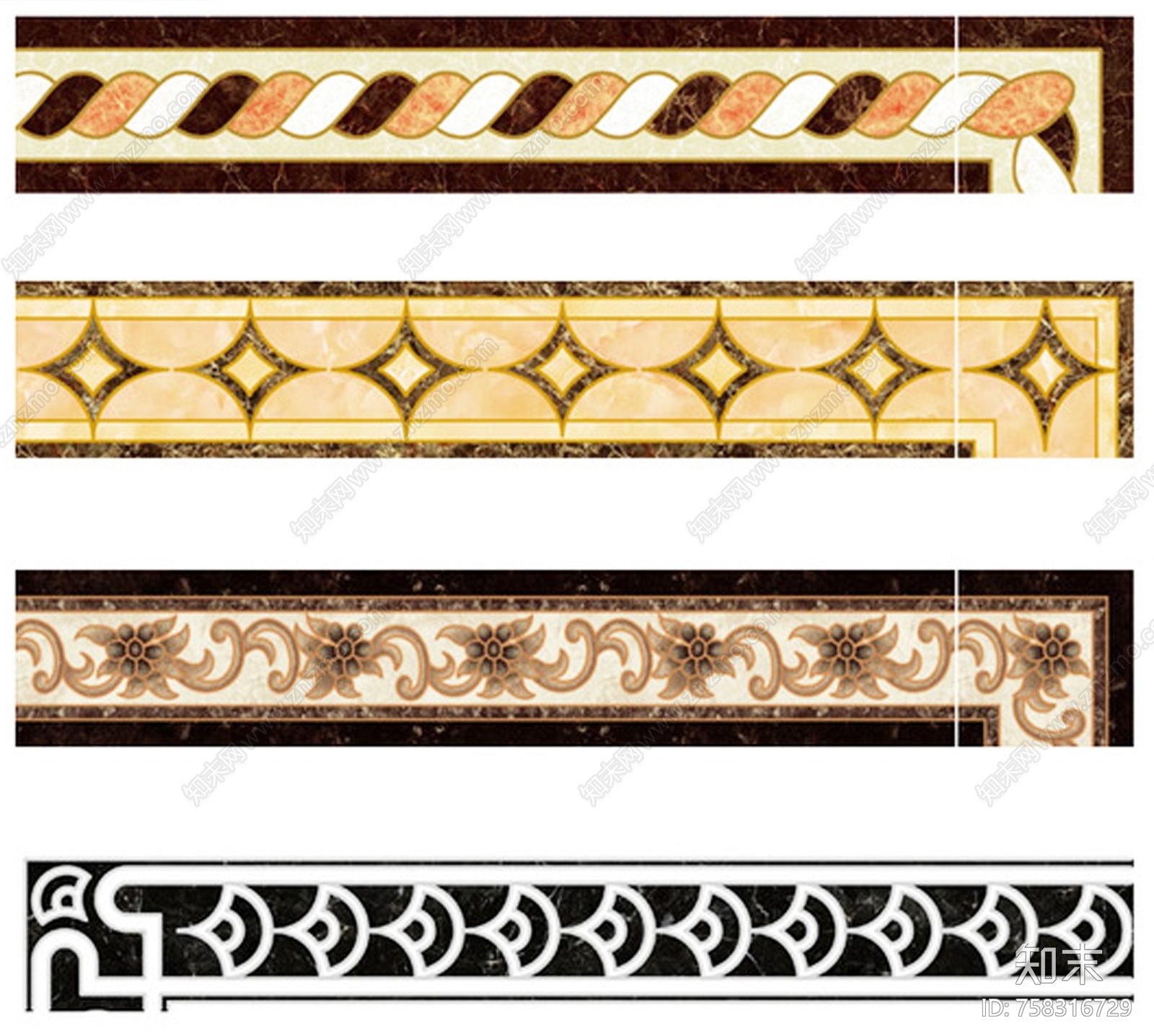 大理石地面拼花贴图下载【ID:758316729】