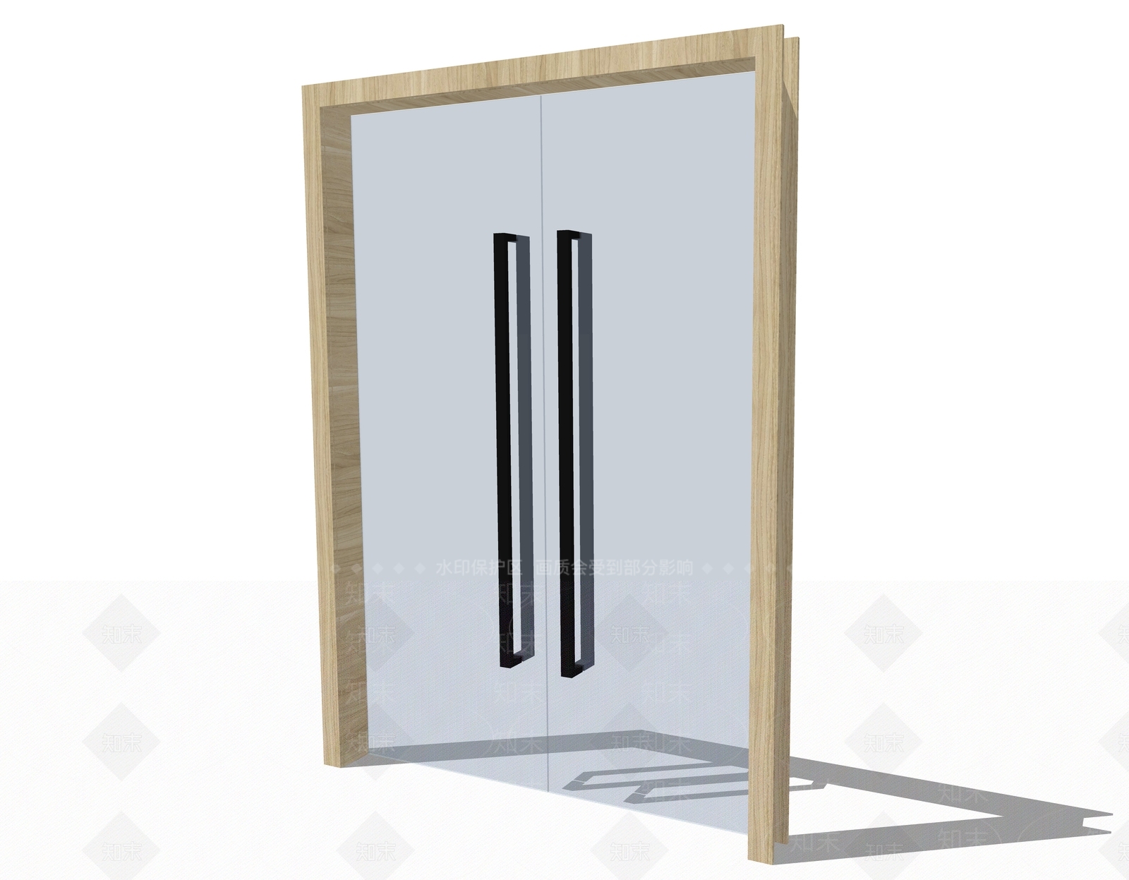 现代风格门框SU模型下载【ID:658317908】