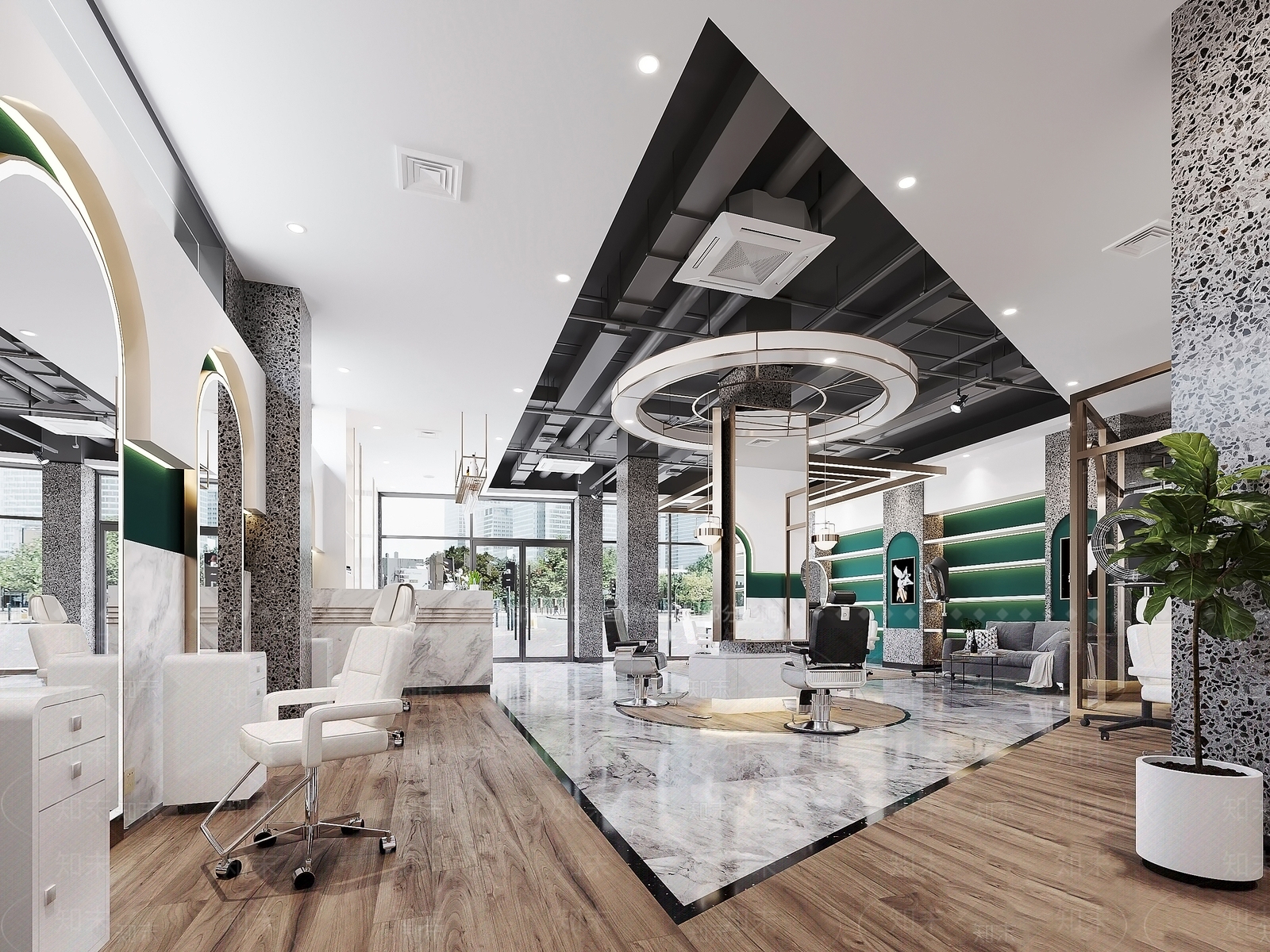 现代理发店3D模型下载【ID:958348791】