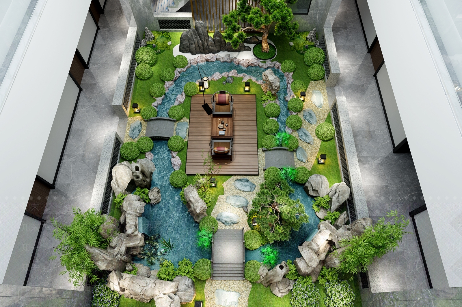 新中式台球室3D模型下载【ID:958358996】