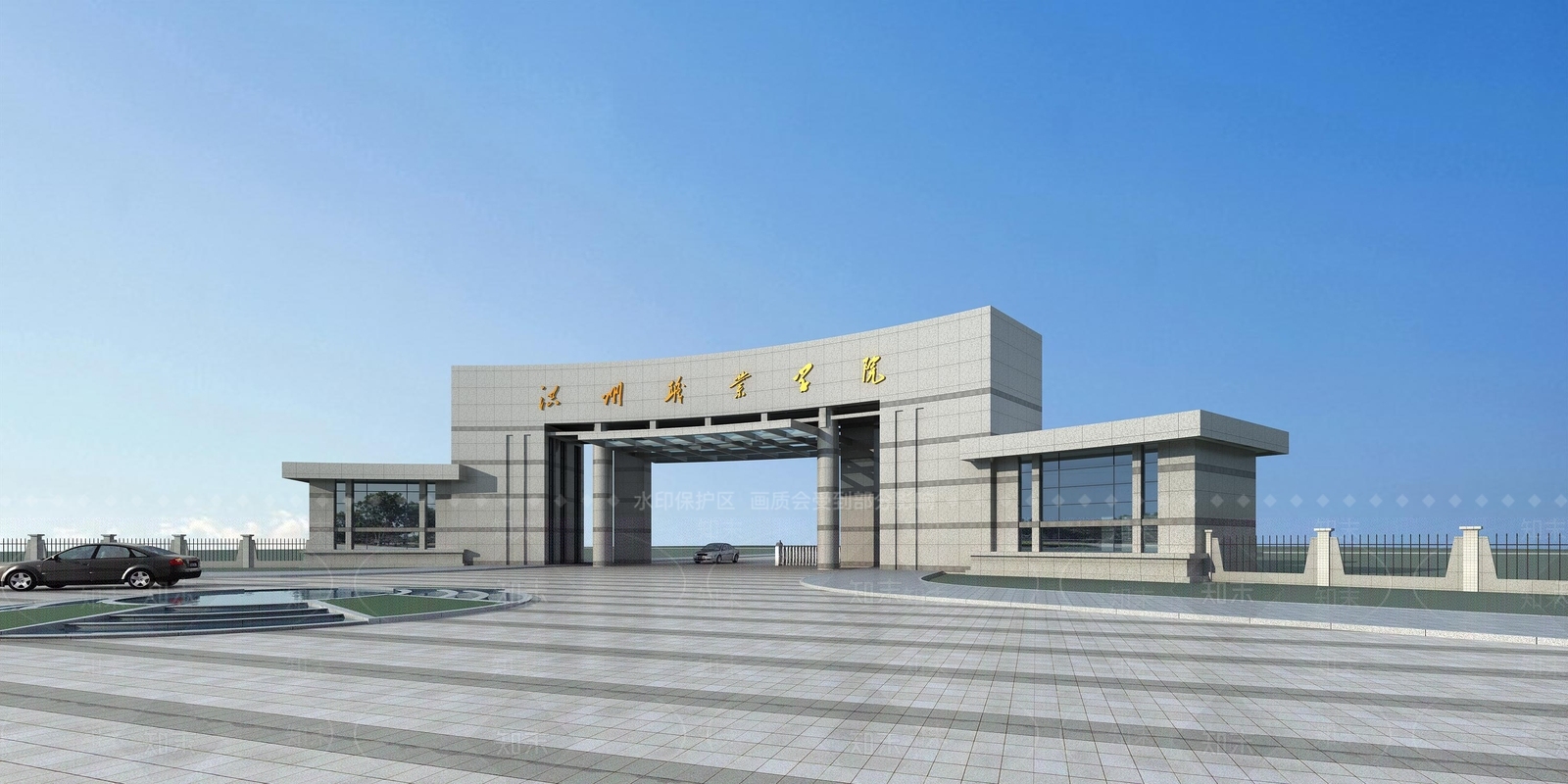 现代大门模型3D模型下载【ID:658364150】