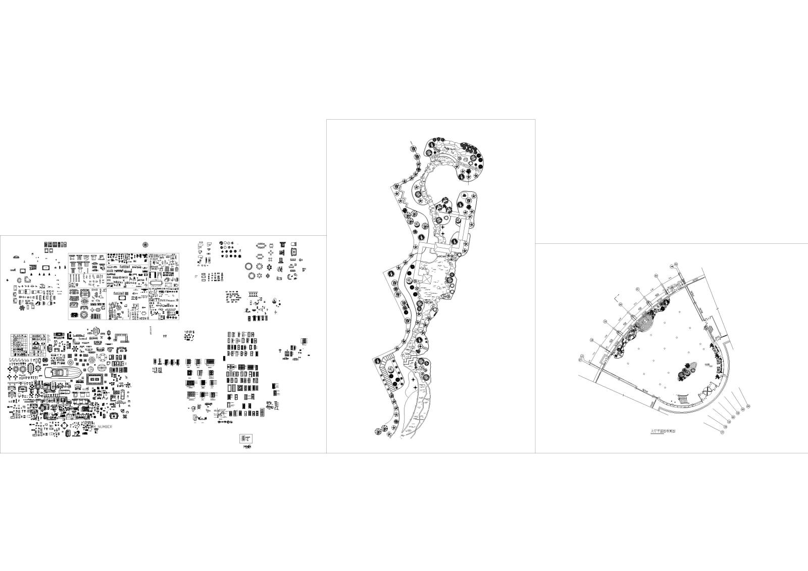 园林模板施工图下载【ID:358381951】