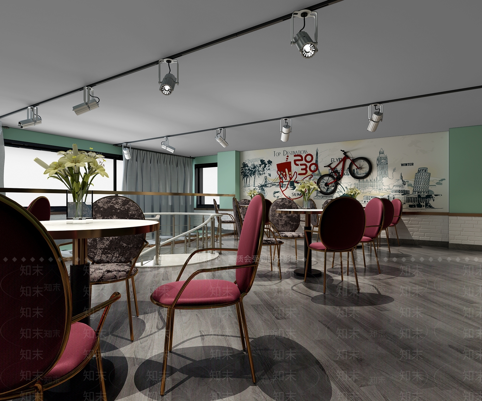 工业风轻奢奶茶店3D模型下载【ID:458405061】