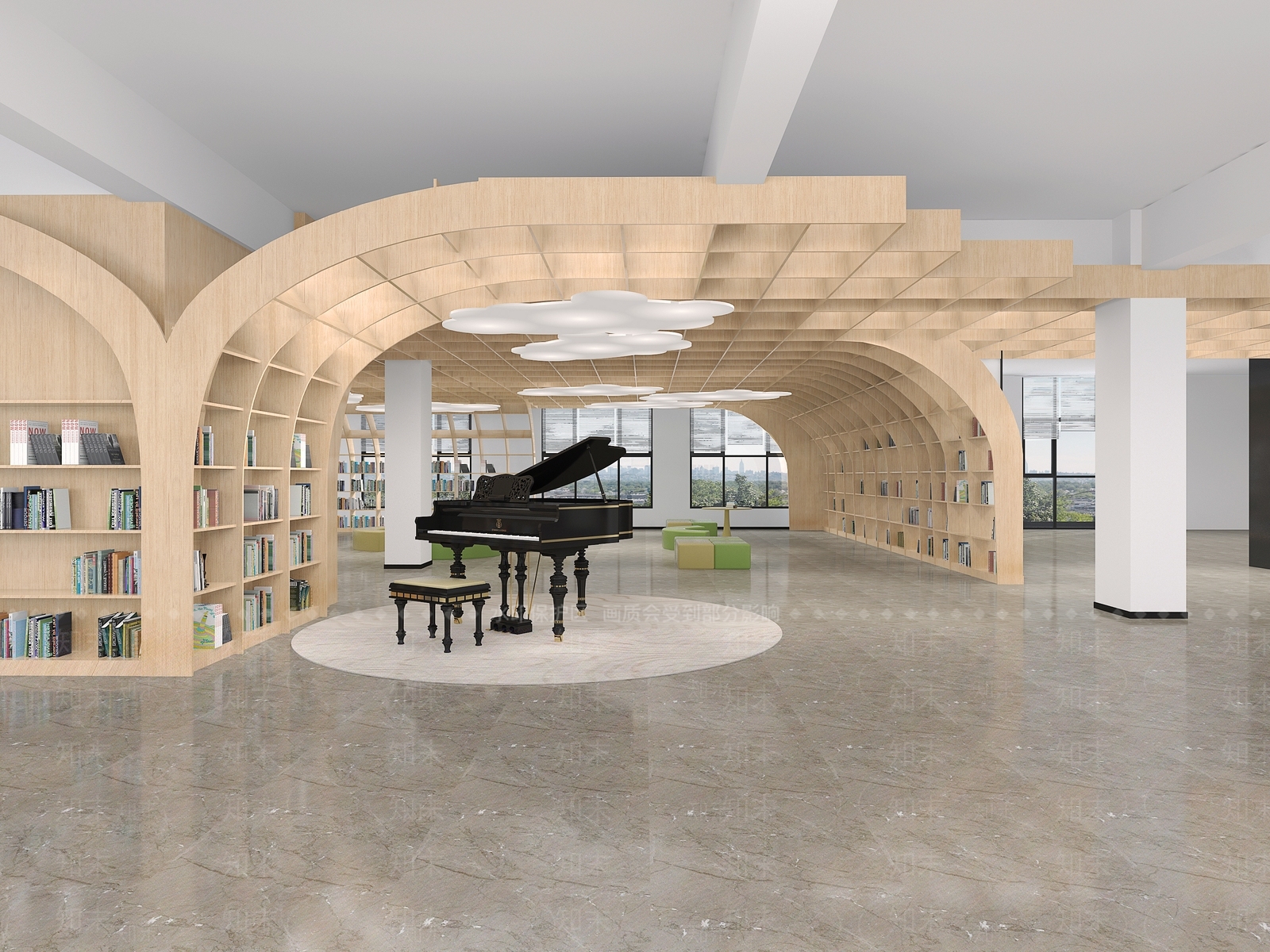 现代文化展厅3D模型下载【ID:858495259】