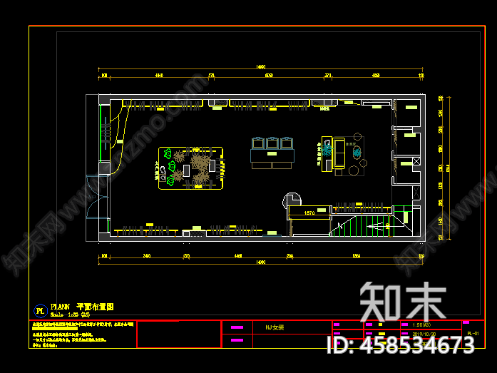 服装店铺施工图cad施工图下载【ID:458534673】