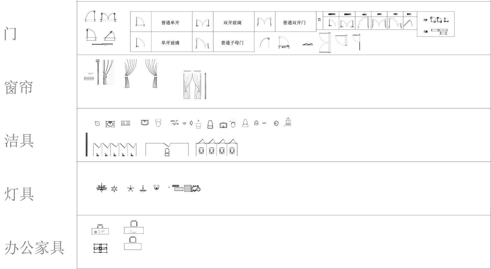 CAD动态图块cad施工图下载【ID:258646101】