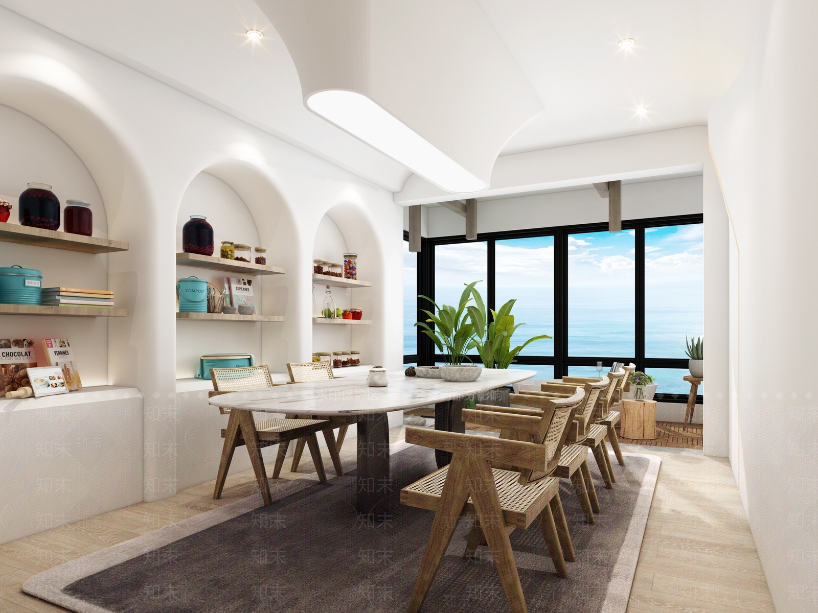 现代极简度假ins套间3D模型下载【ID:458671617】