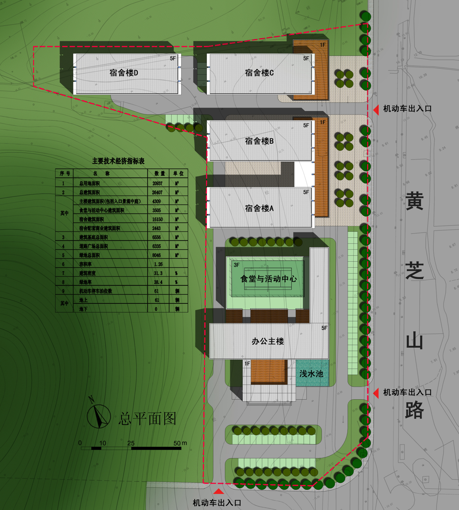 杭州益邦氨纶有限公司湖州办公楼cad施工图下载【ID:658676989】
