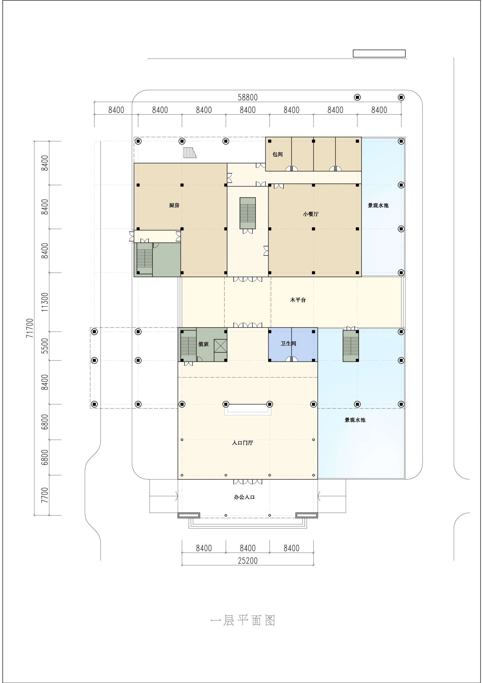 杭州益邦氨纶有限公司湖州办公楼cad施工图下载【ID:658676989】
