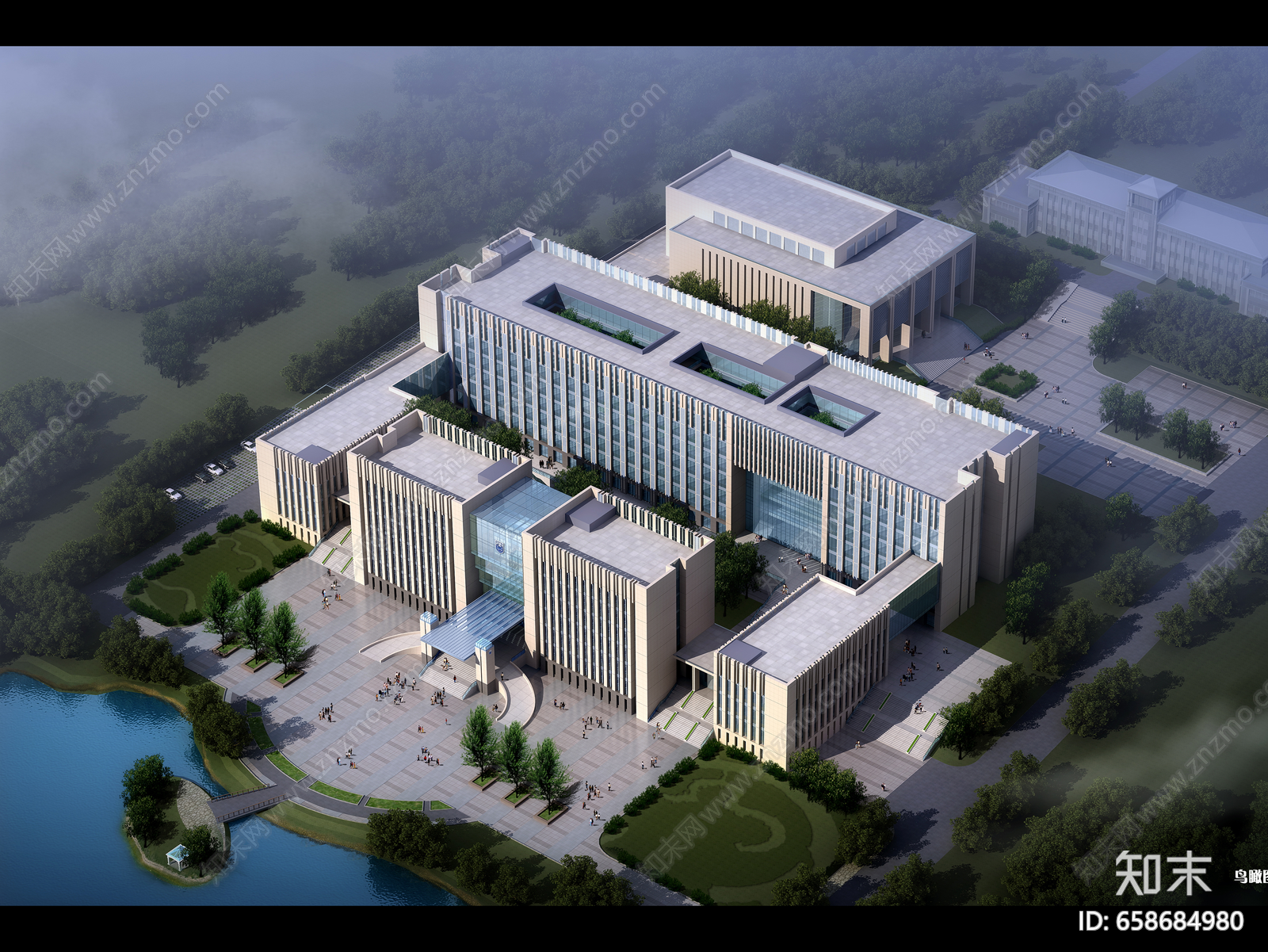 南京工业大学行政楼施工图下载【ID:658684980】