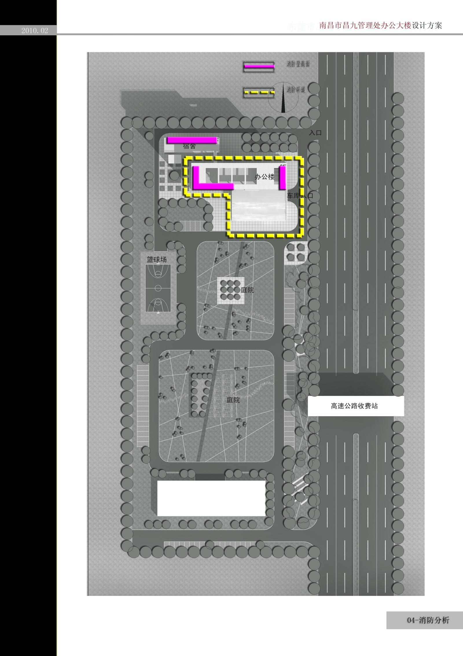 现代办公楼cad施工图下载【ID:458686323】