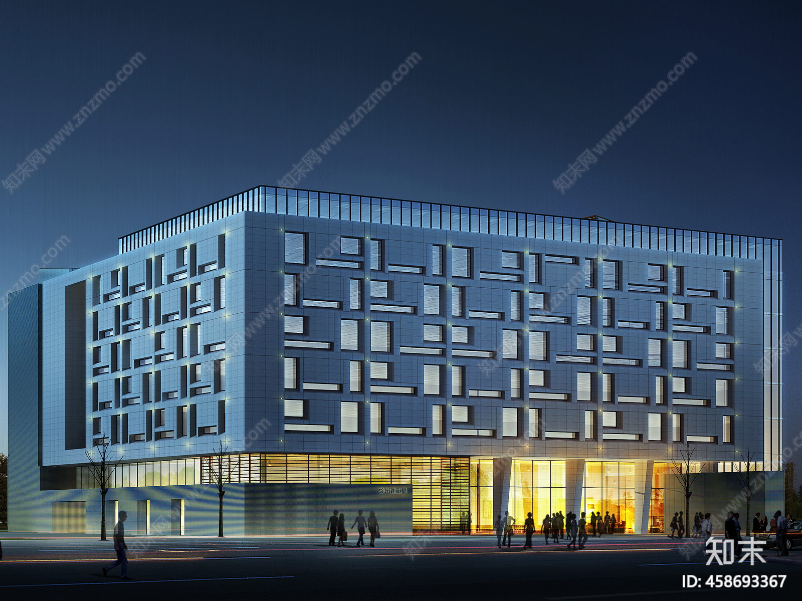 徐州建设局办公楼cad施工图下载【ID:458693367】