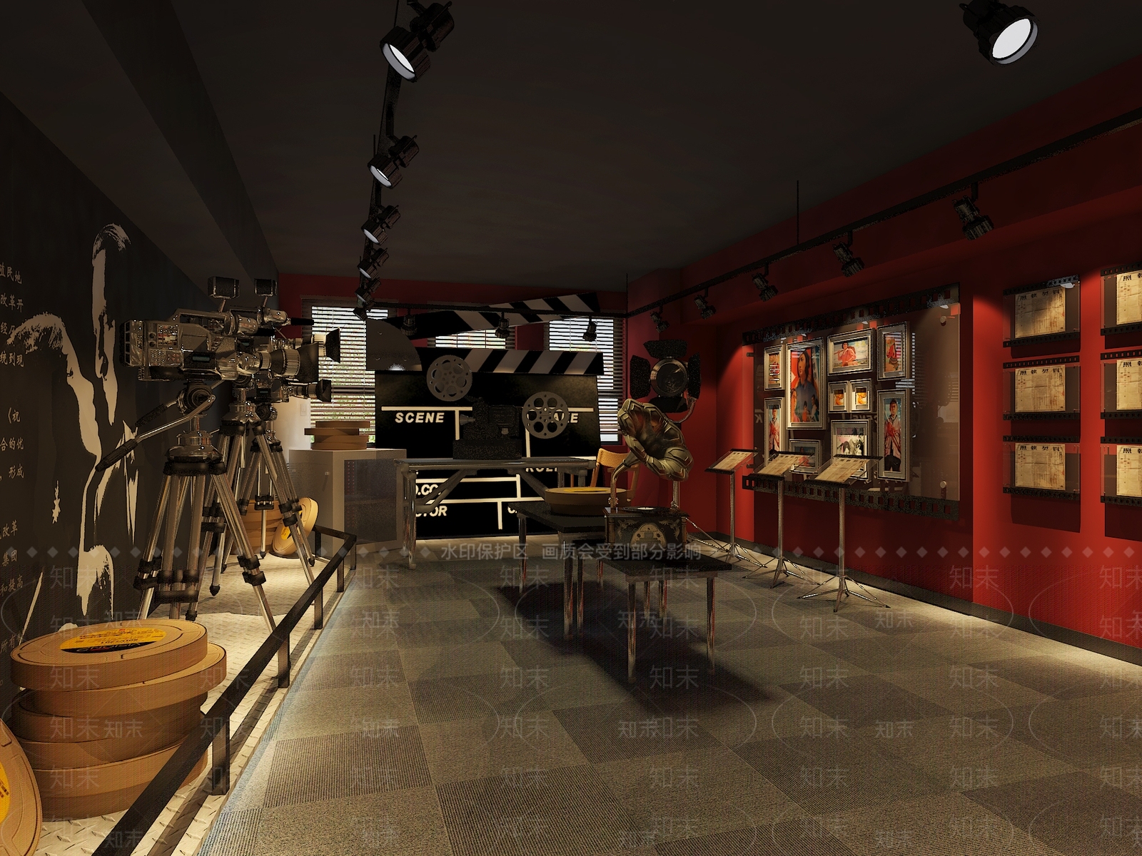 现代电影博物馆3D模型下载【ID:958726772】