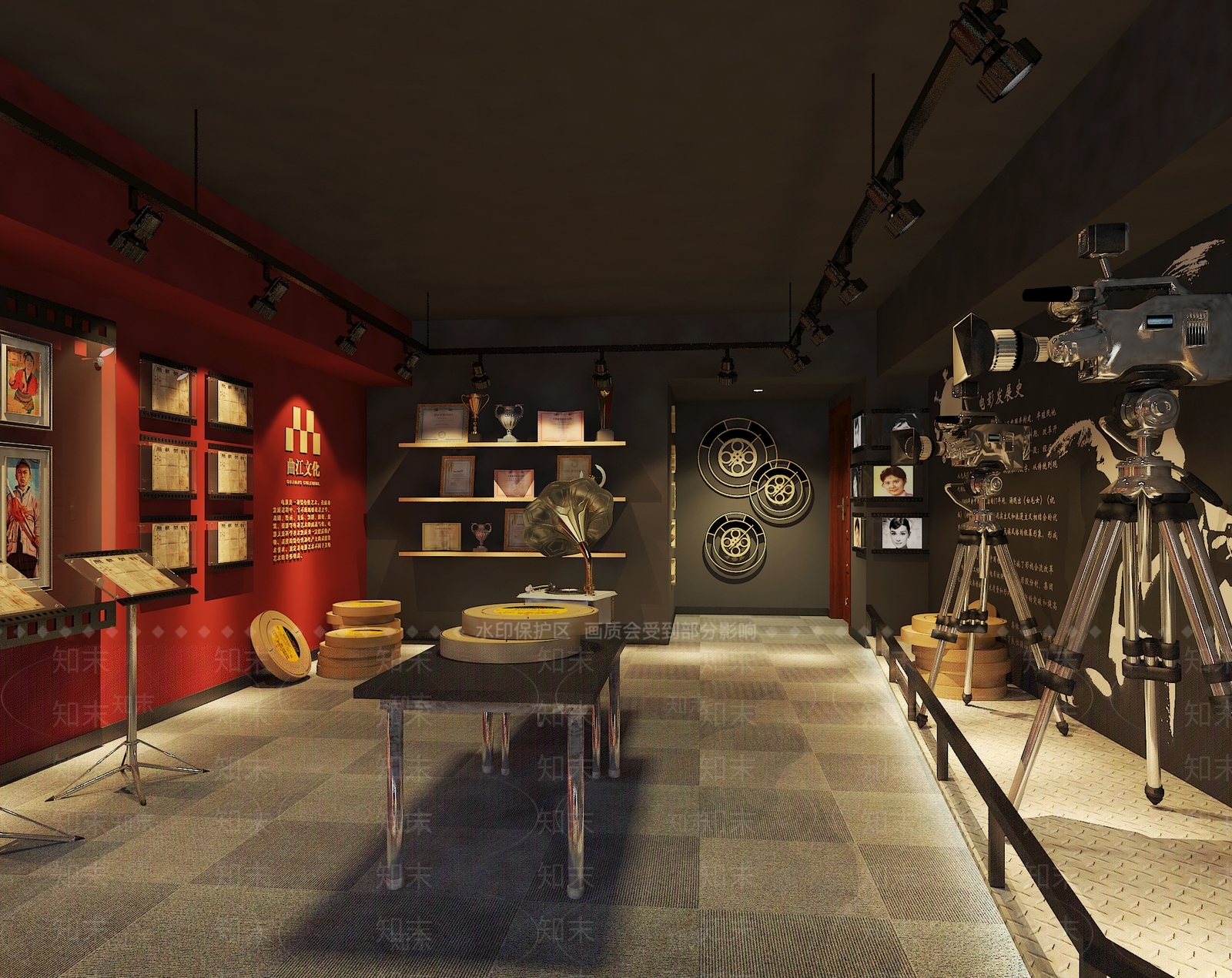 现代电影博物馆3D模型下载【ID:958726772】