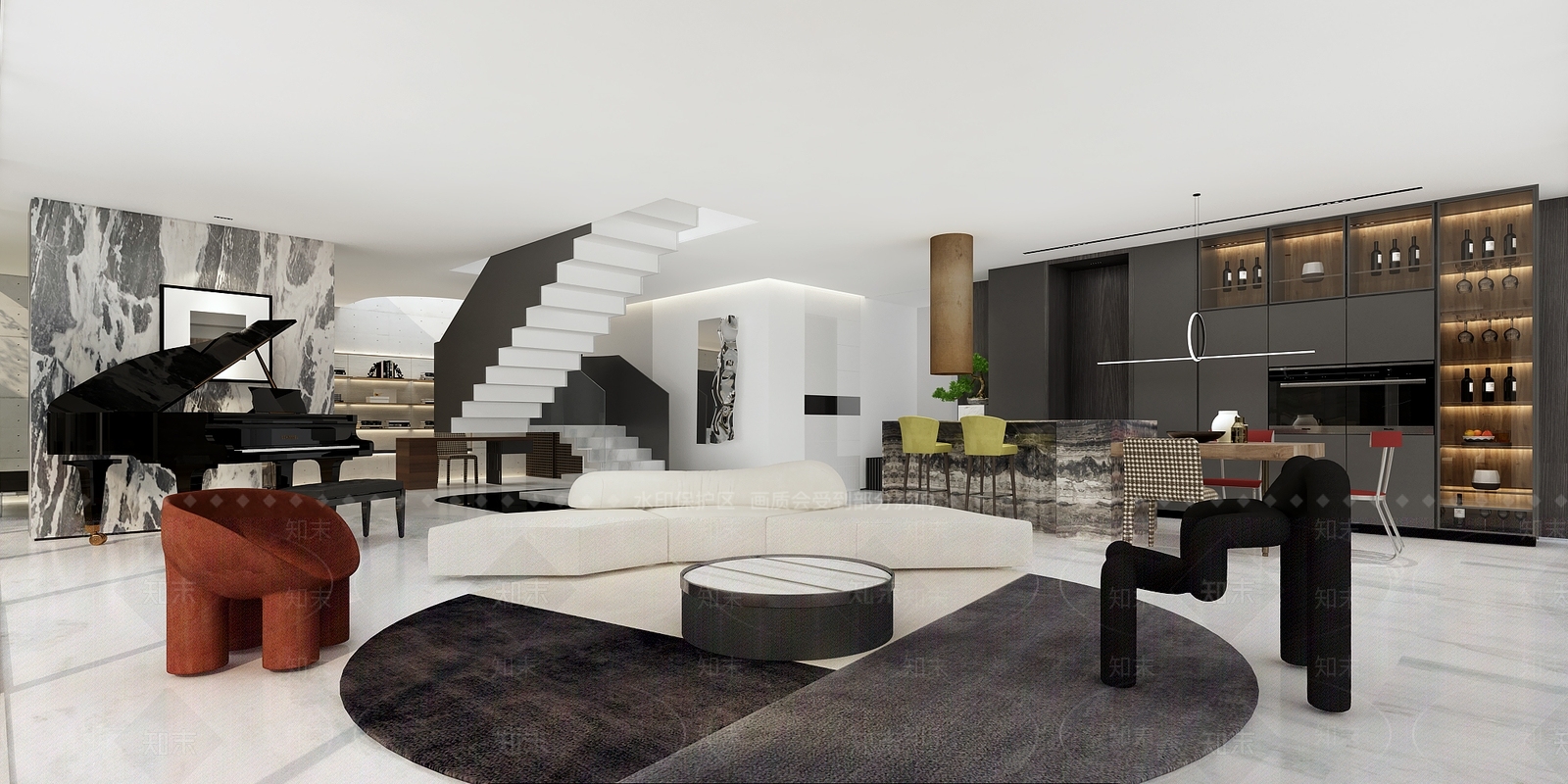 意大利现代家具3D模型下载【ID:858742332】