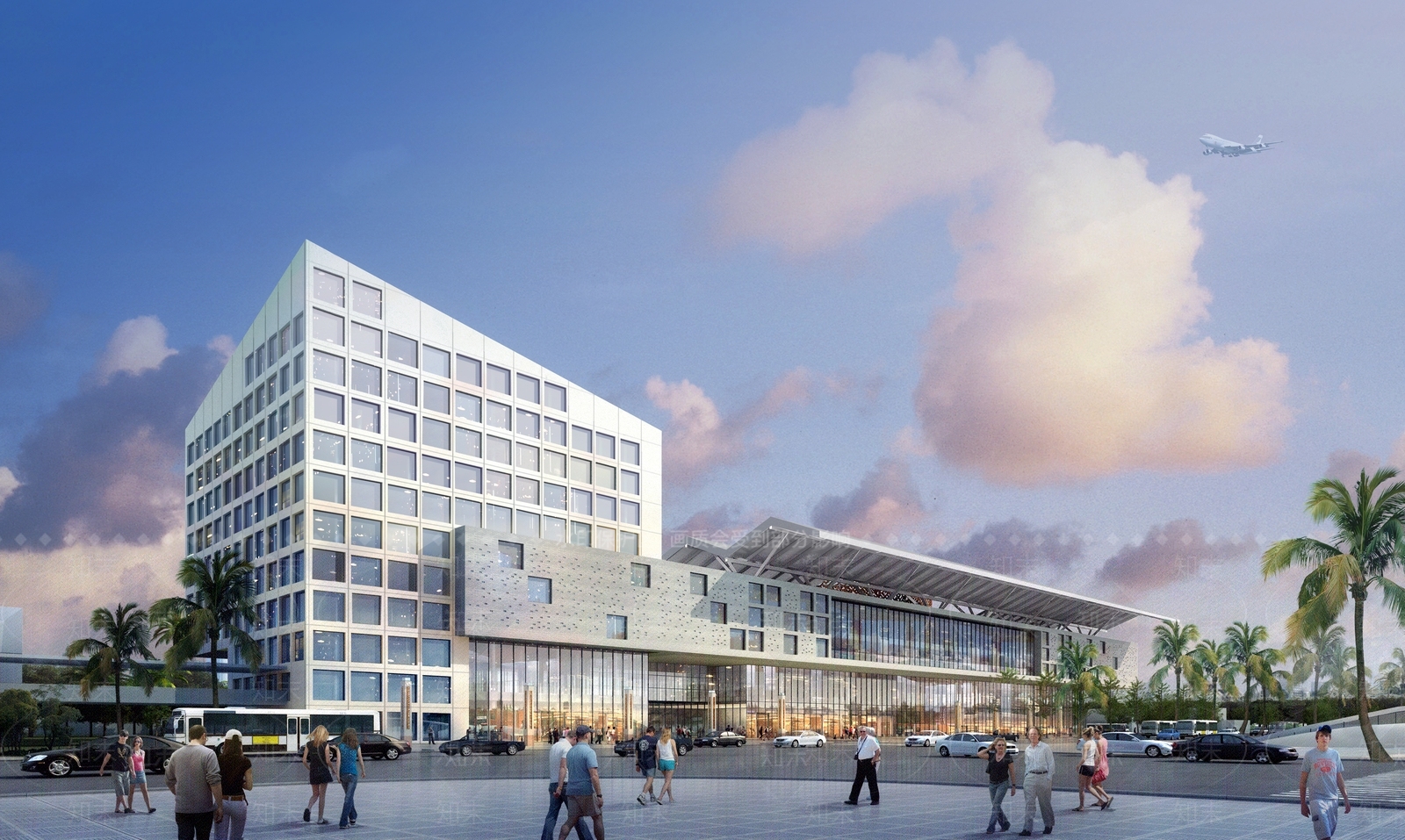 现代机场3D模型下载【ID:458865848】