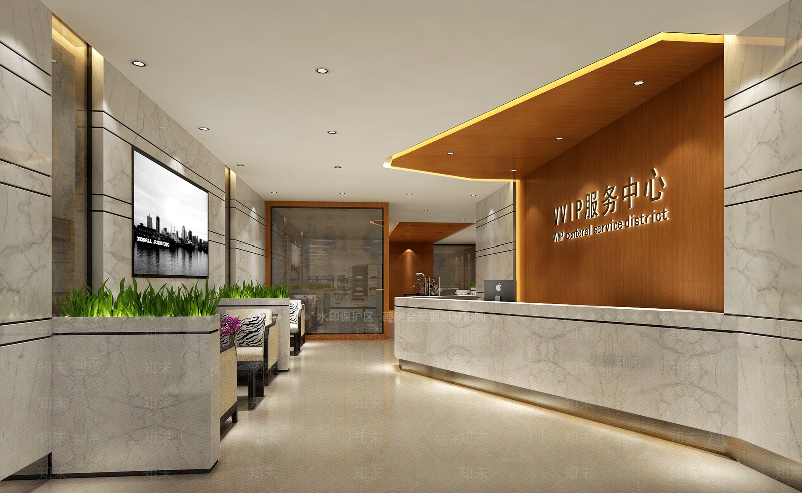 现代VIP贵宾接待室3D模型下载【ID:758921774】