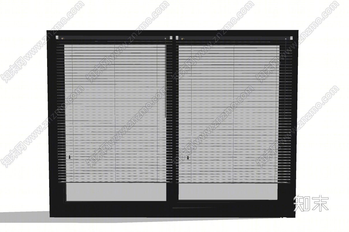 现代百叶窗SU模型下载【ID:195634286】