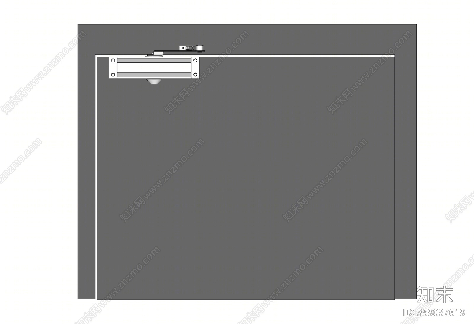 现代风格门锁SU模型下载【ID:359037619】