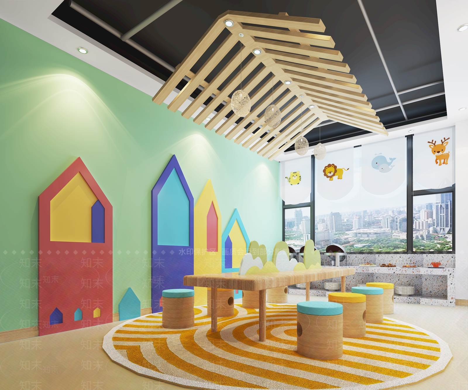 北欧幼儿园3D模型下载【ID:559047144】
