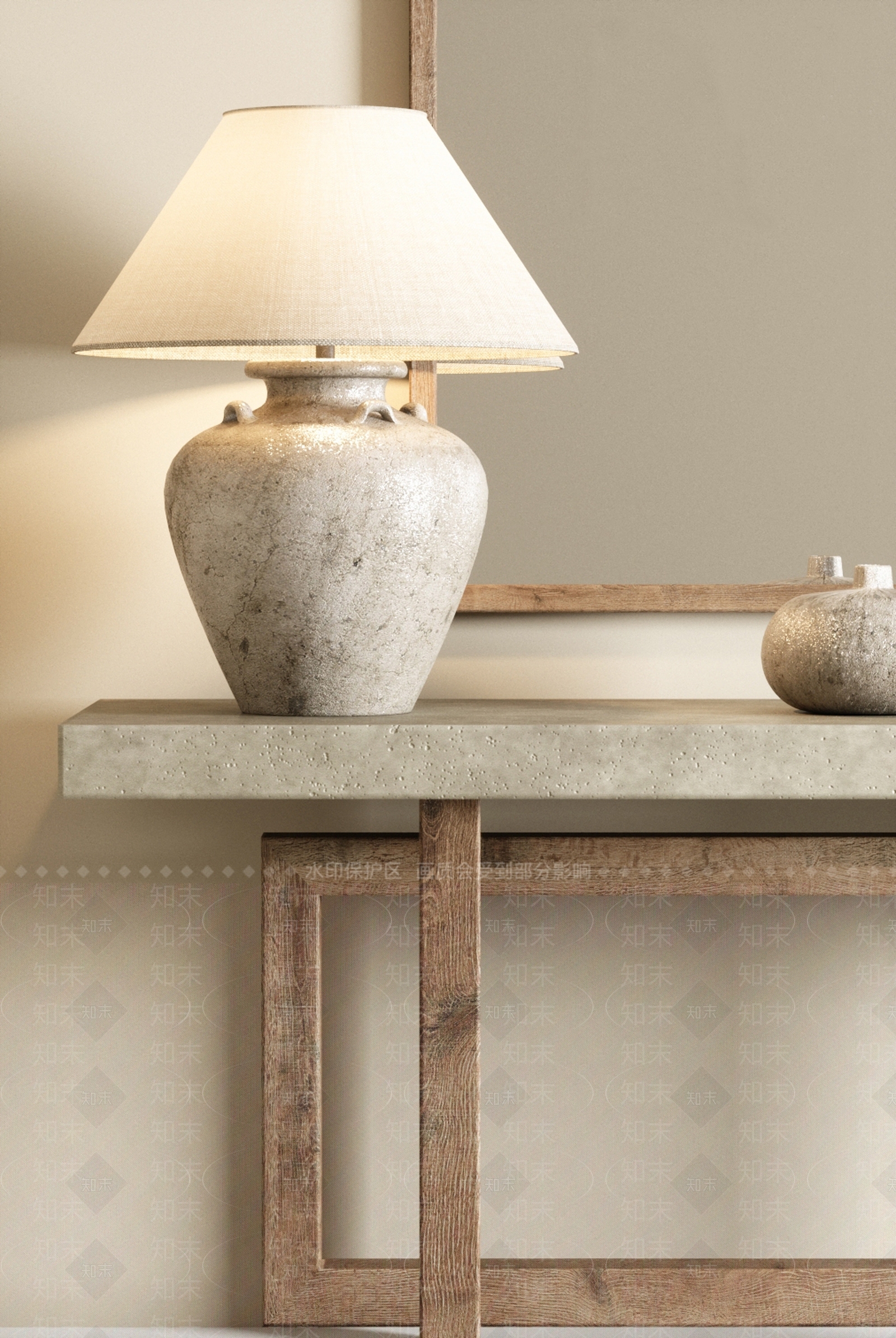 北欧台灯3D模型下载【ID:659057153】