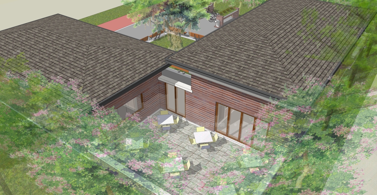 现代风格小公建SU模型下载【ID:359061728】