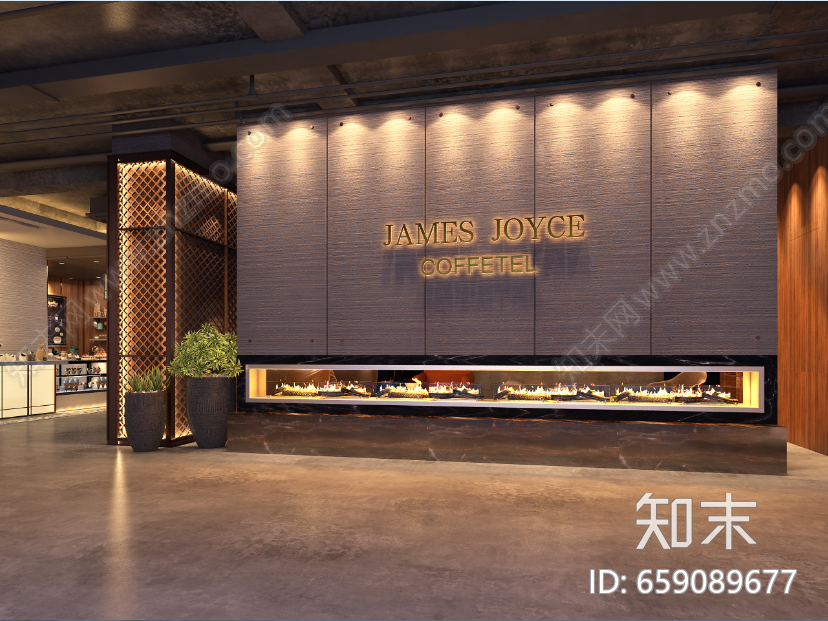 某喆啡酒店丨效果图38P施工图下载【ID:659089677】