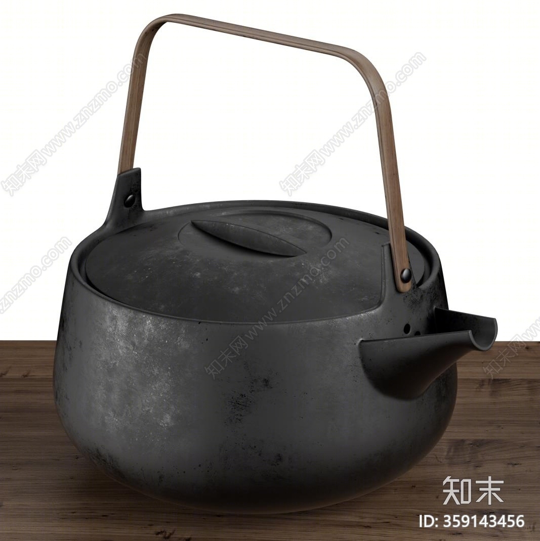 北欧茶壶3D模型下载【ID:359143456】