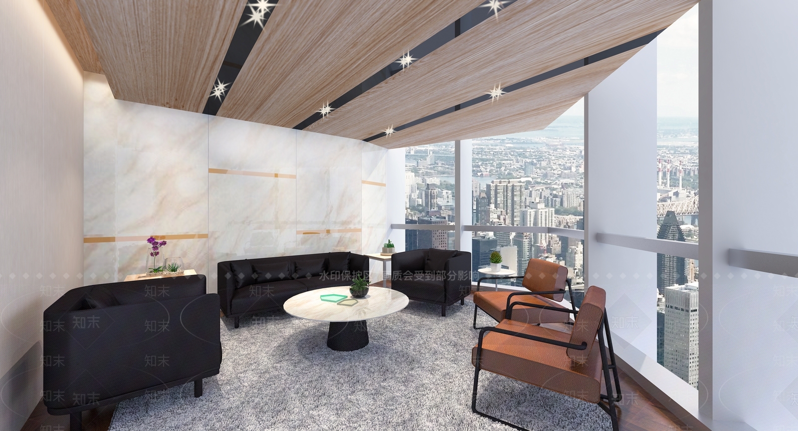 现代vip接待室3D模型下载【ID:859159025】