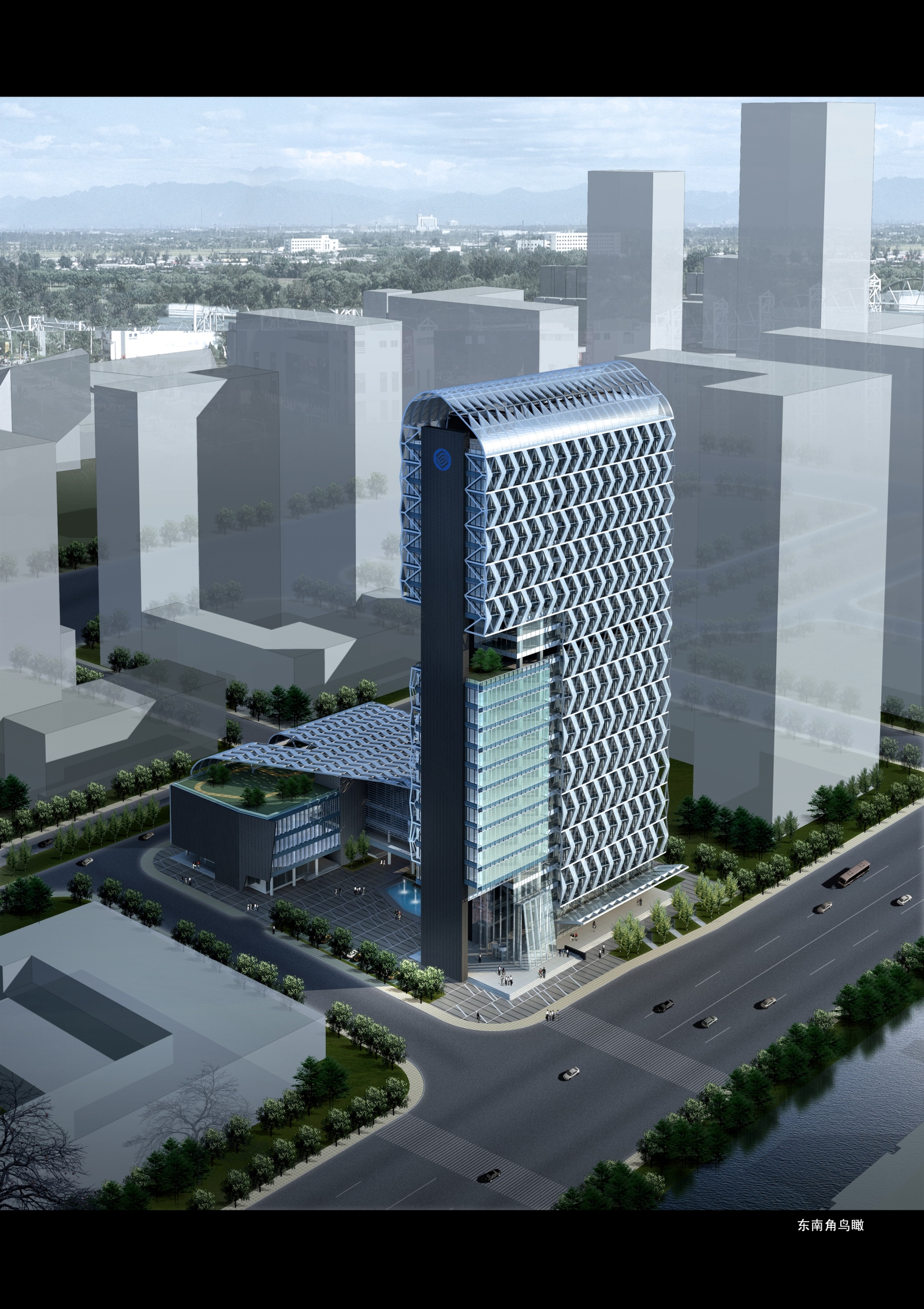 南京移动综合楼cad施工图下载【ID:959331921】