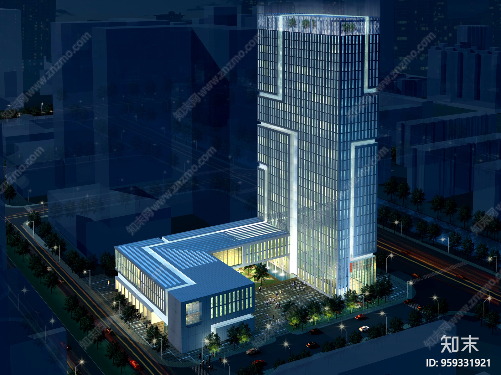 南京移动综合楼施工图下载【ID:959331921】