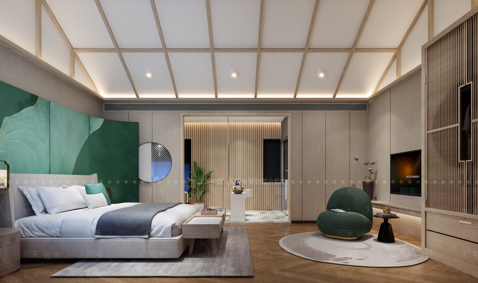 新中式名宿3D模型下载【ID:459332649】