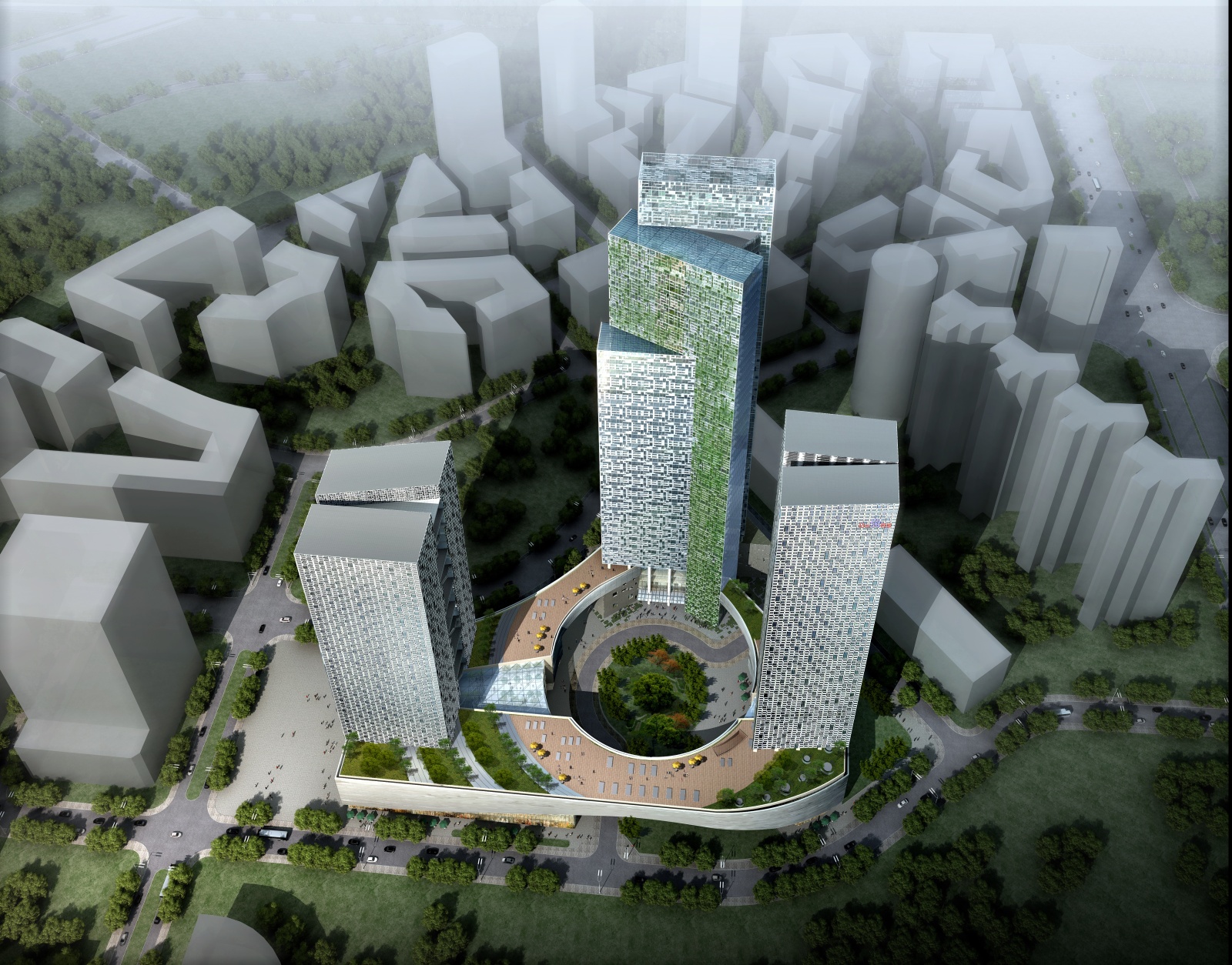 联合总部大厦cad施工图下载【ID:959334919】
