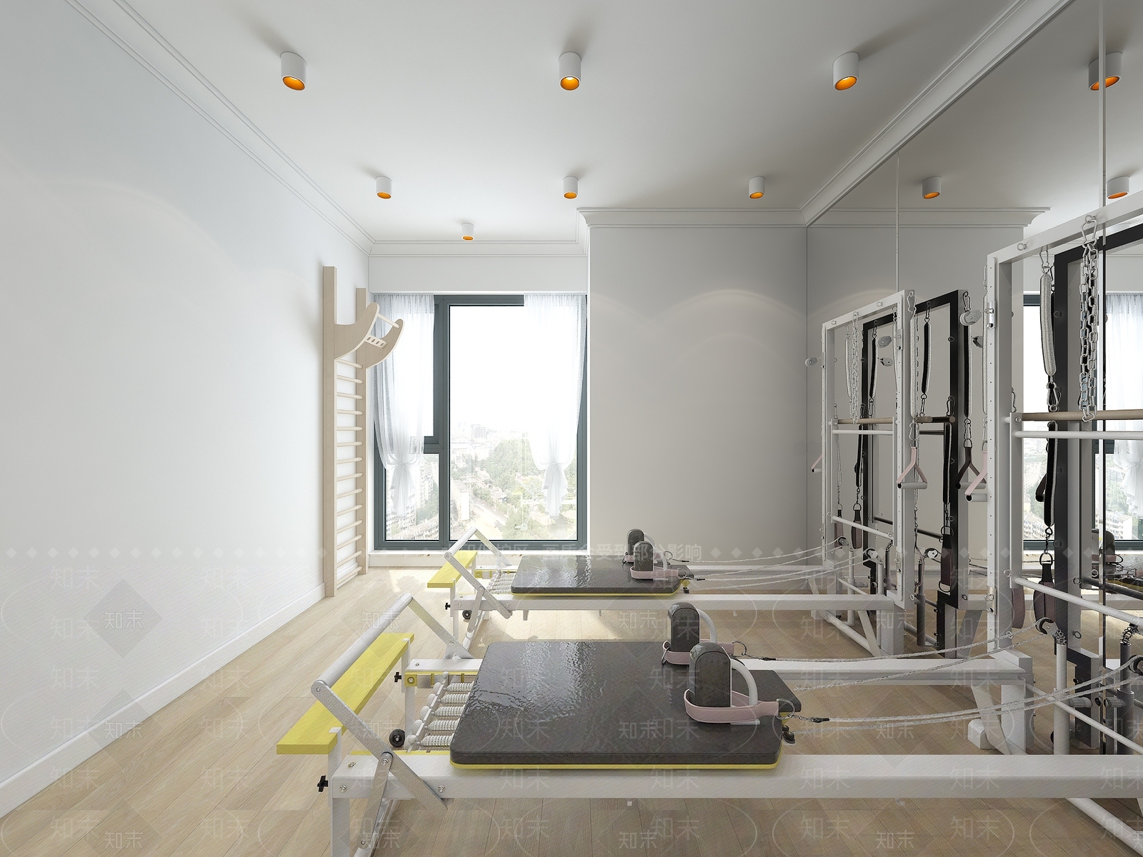 现代健身房3D模型下载【ID:959359600】