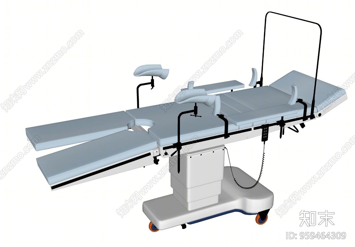 现代风格病床SU模型下载【ID:959464309】