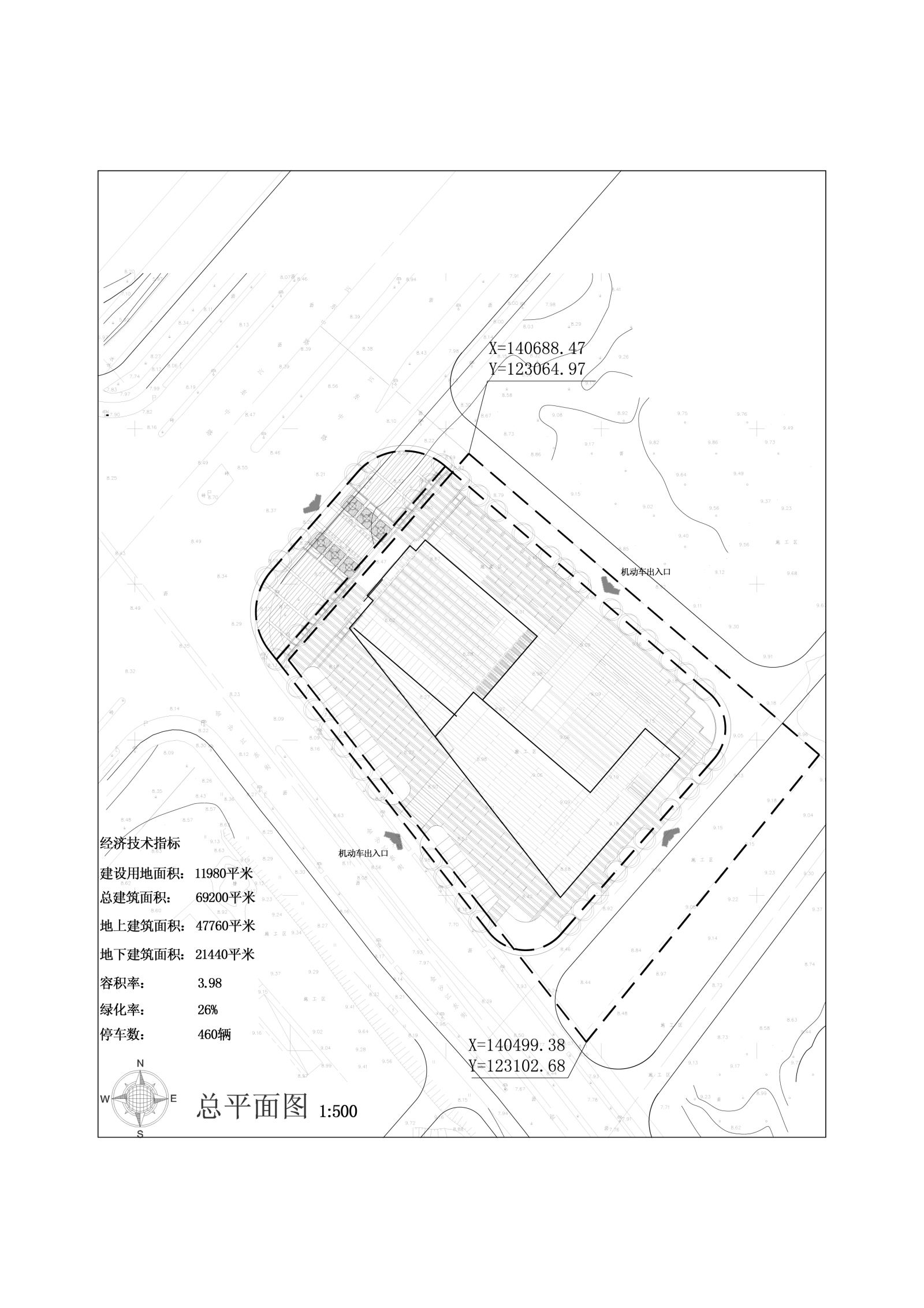 江苏省信用联社办公楼cad施工图下载【ID:959466980】