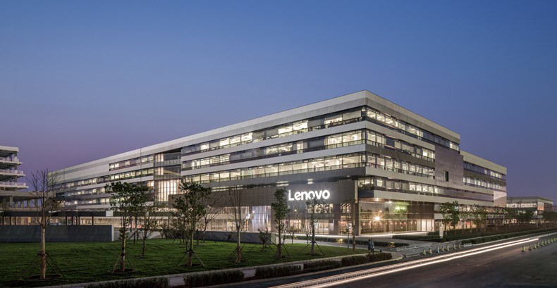 联想lenovo北京新总部办公园公共区域丨效果图施