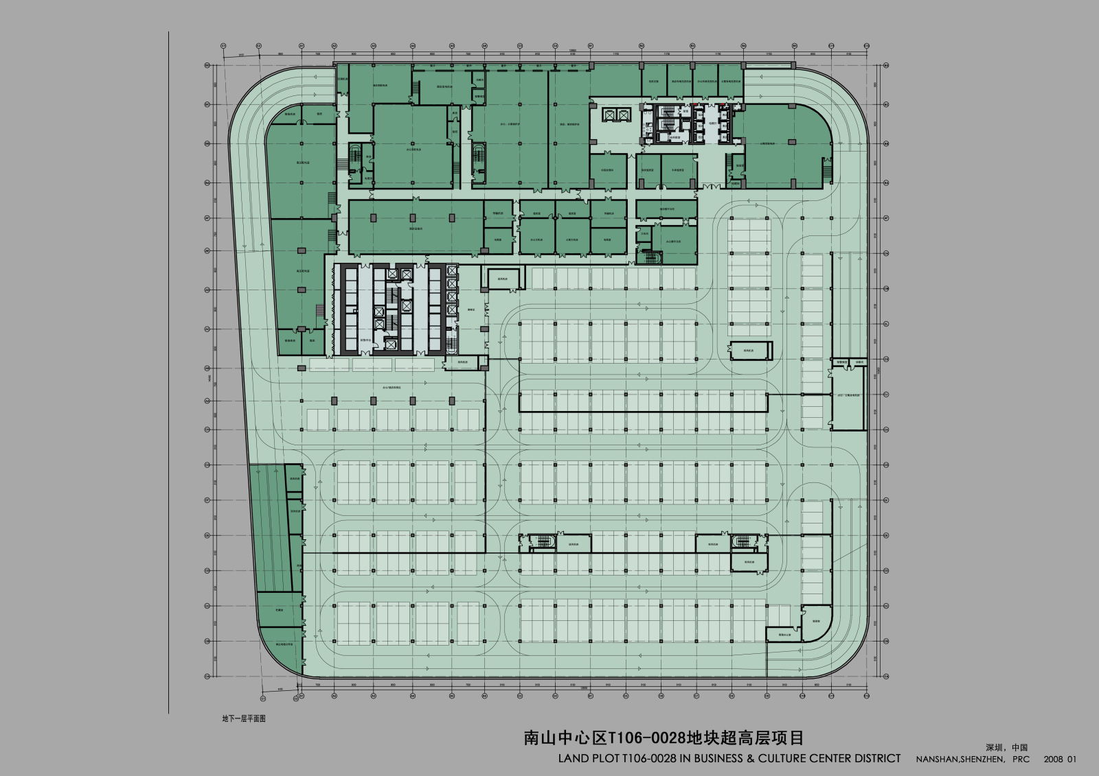 南山中心区超高层cad施工图下载【ID:959471965】