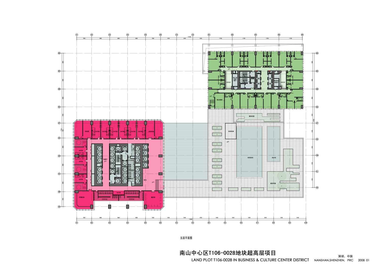 南山中心区超高层cad施工图下载【ID:959471965】