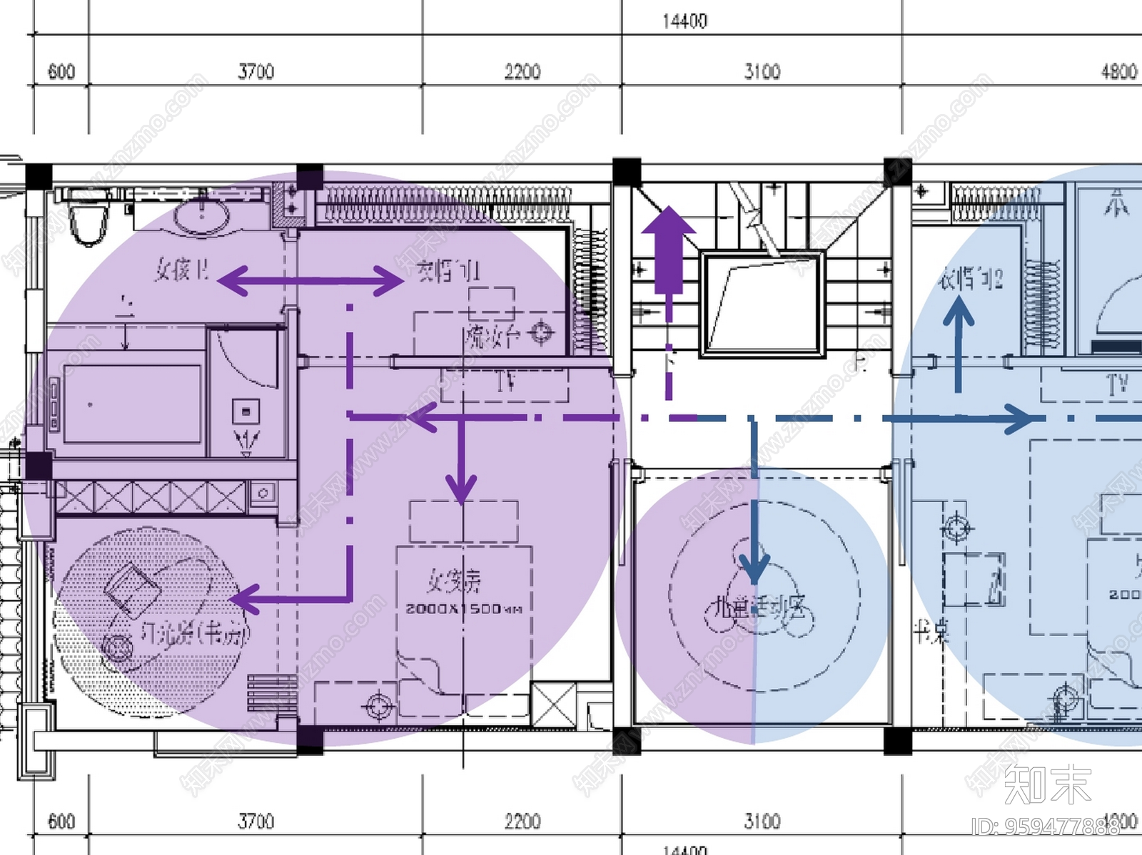 别墅设计建筑施工图和方案cad施工图下载【ID:959477888】