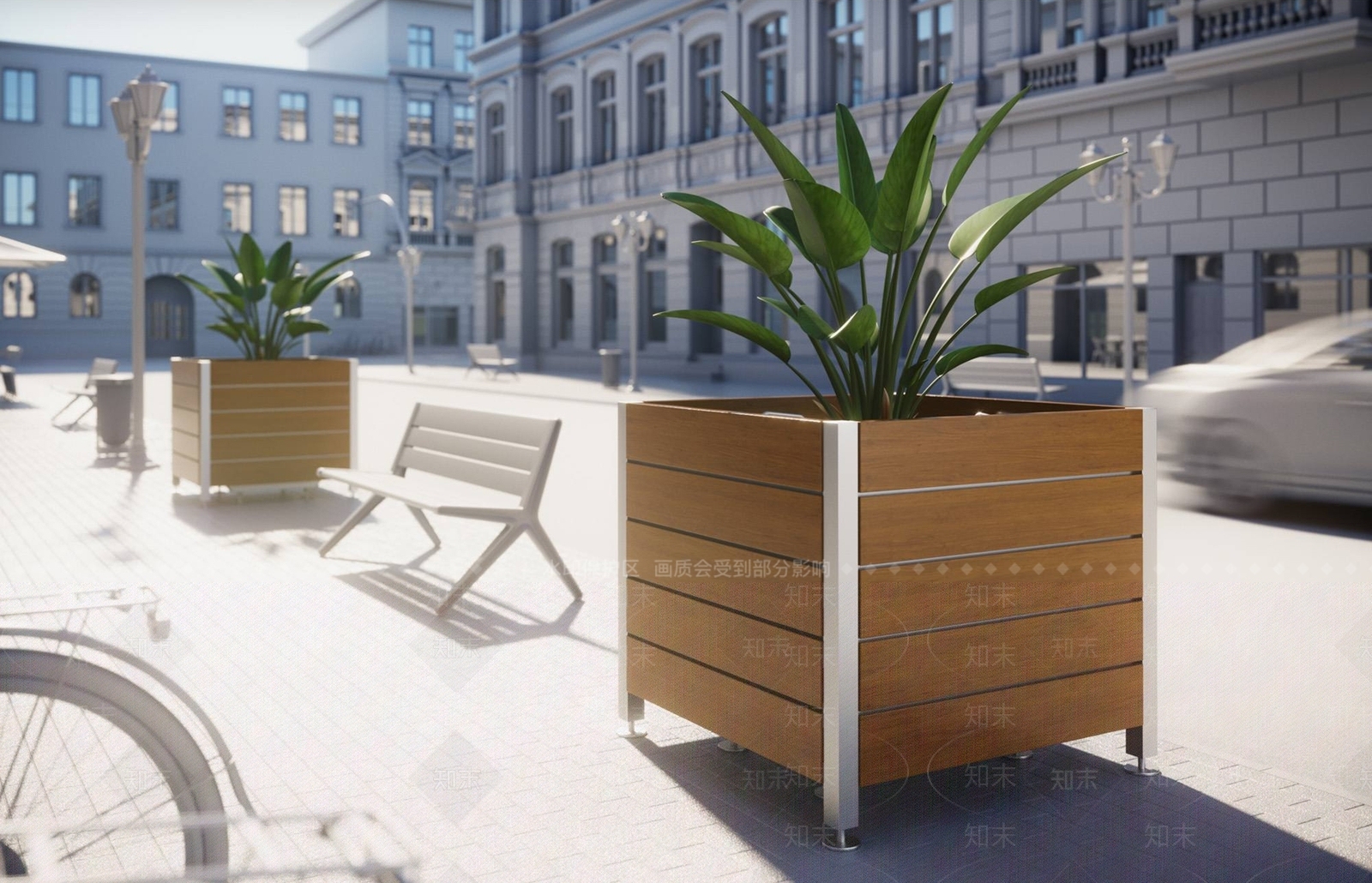 现代花坛3D模型下载【ID:659582197】