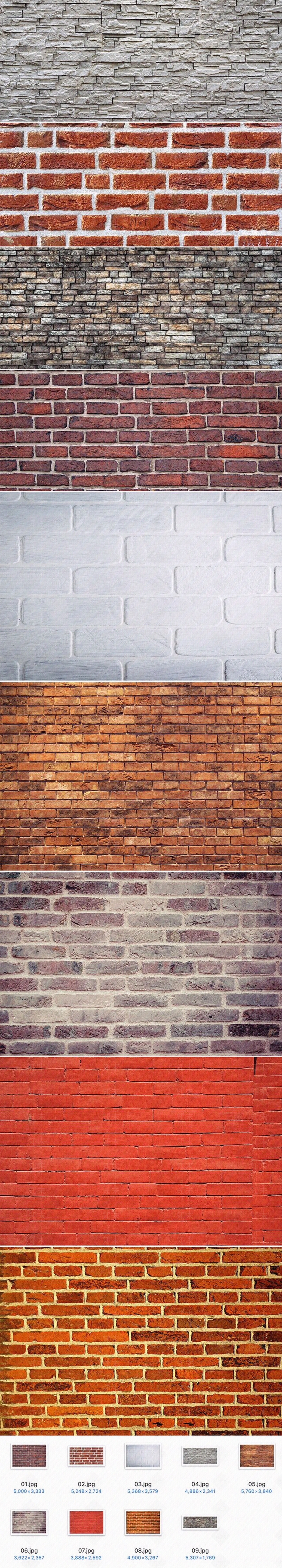 各类砖墙红砖石砖石材白砖贴图贴图下载【ID:959596749】