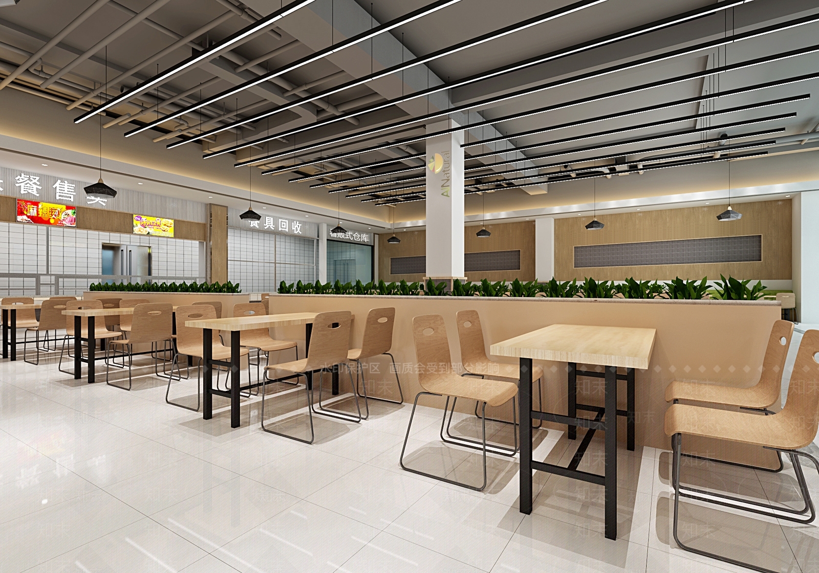 现代餐饮3D模型下载【ID:759598780】